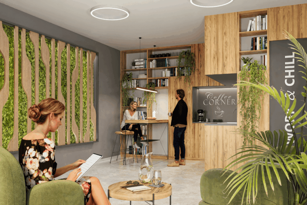 bookcrossing, coffee corner, praca zdalna